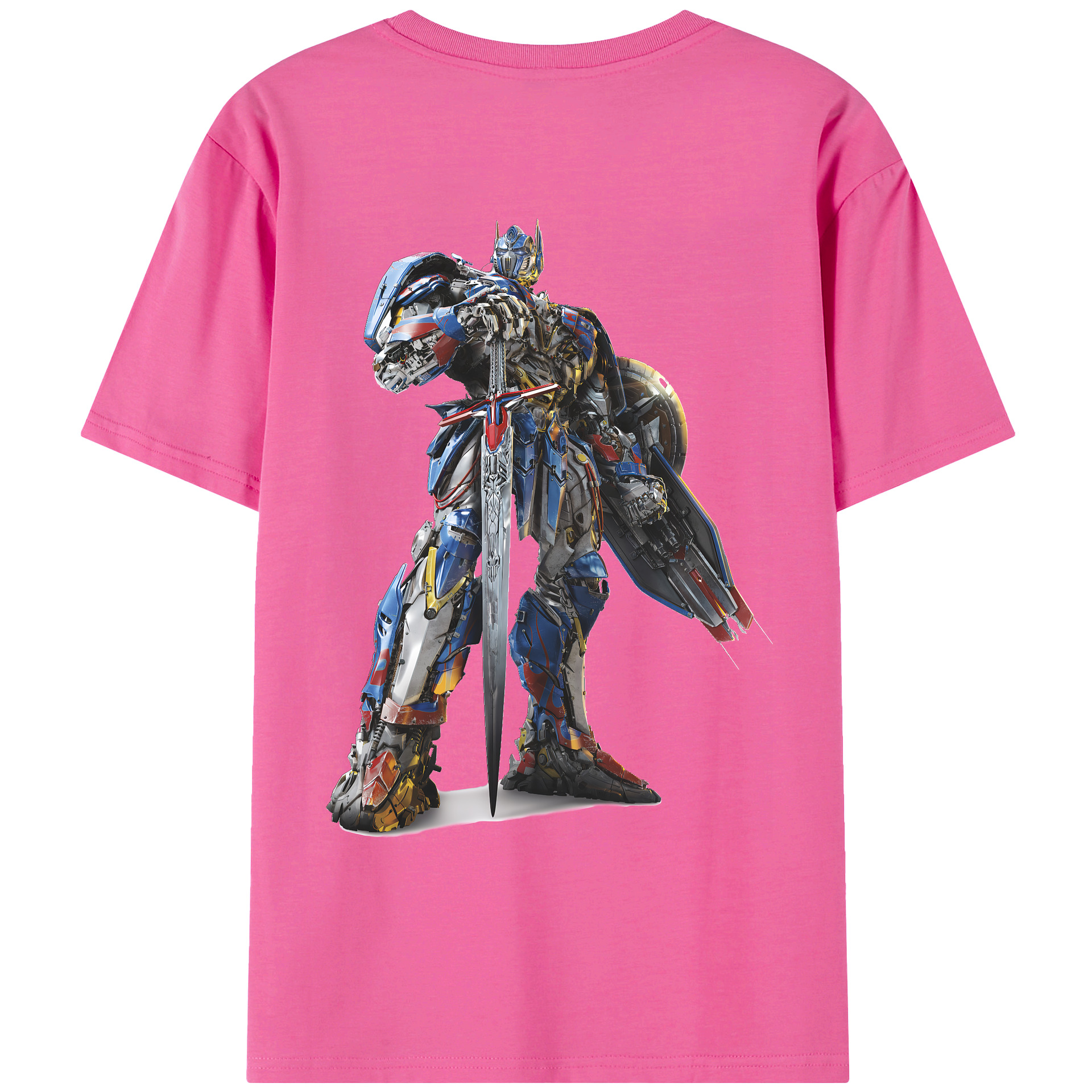 （画像用） Transformers トランスフォーマー レディース半袖Tシャツ(バックプリント)